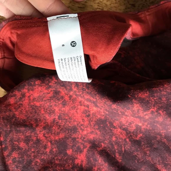 NWT “red denim” Wunder Train lululemon longline sports bra - Picture 3 of 4